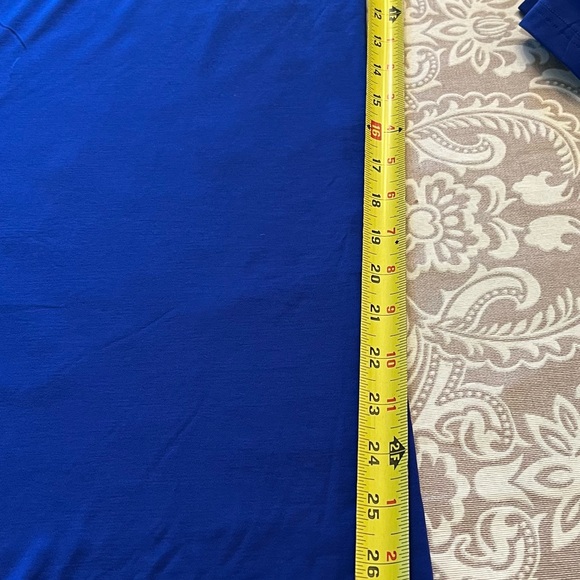 Bob Mackie brand, size XS but it could stretched  up to a Large, in royal blue, - Picture 2 of 5